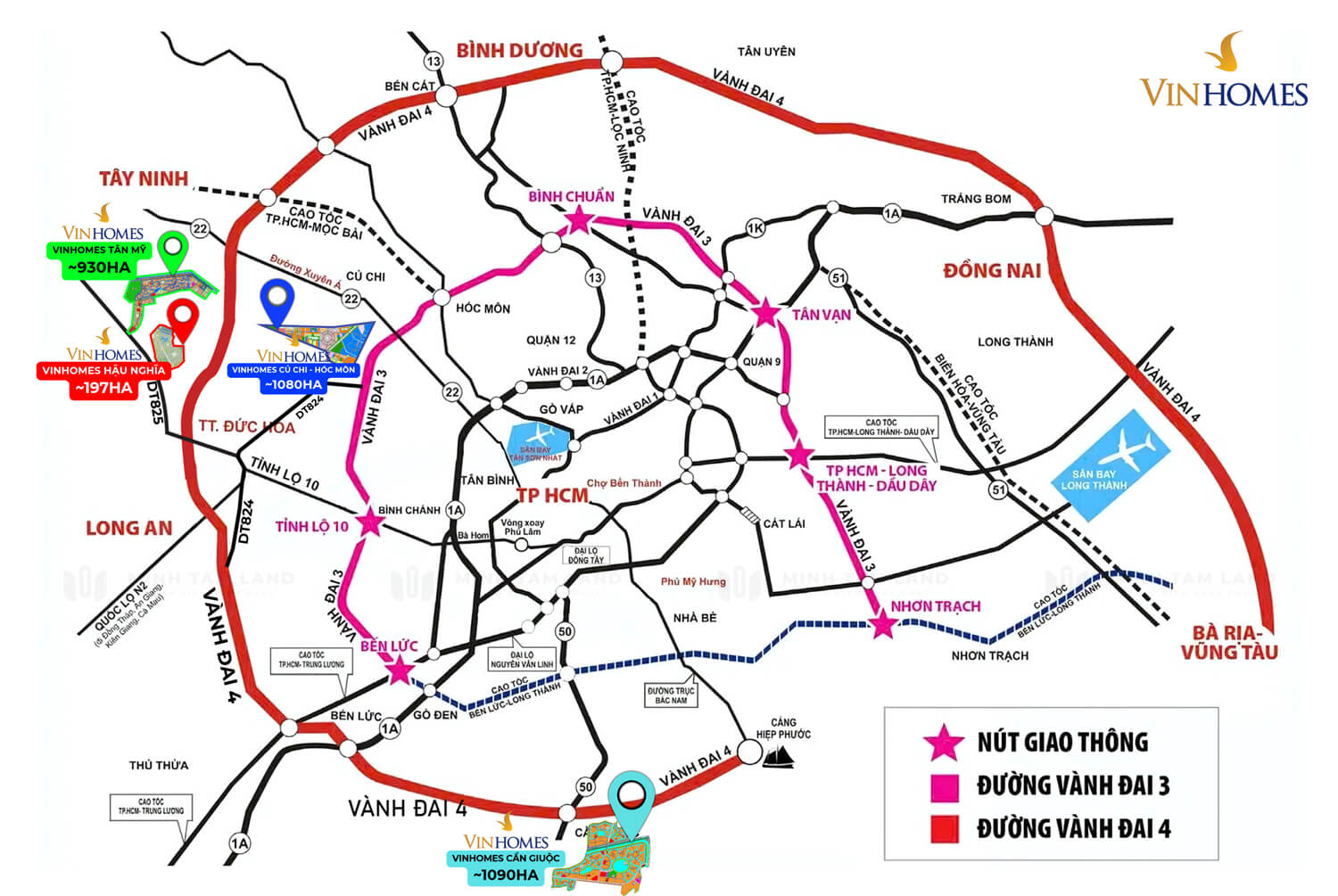Hạ tầng Vinhomes Green City - Vinhomes Long An
