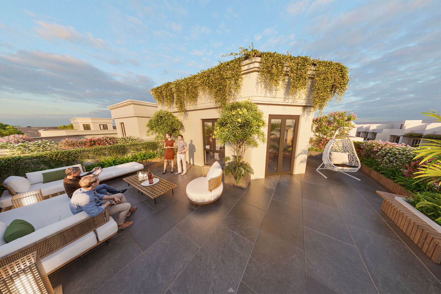 Góc nhìn ban công tại Vinhomes Green City