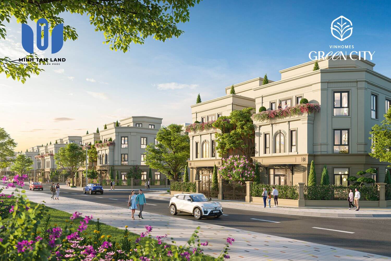 Hình ảnh mô phỏng biệt thự đơn lập green city