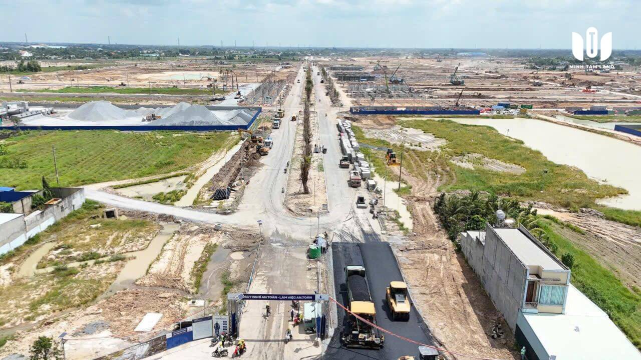 Ảnh công trường từ bên ngoài