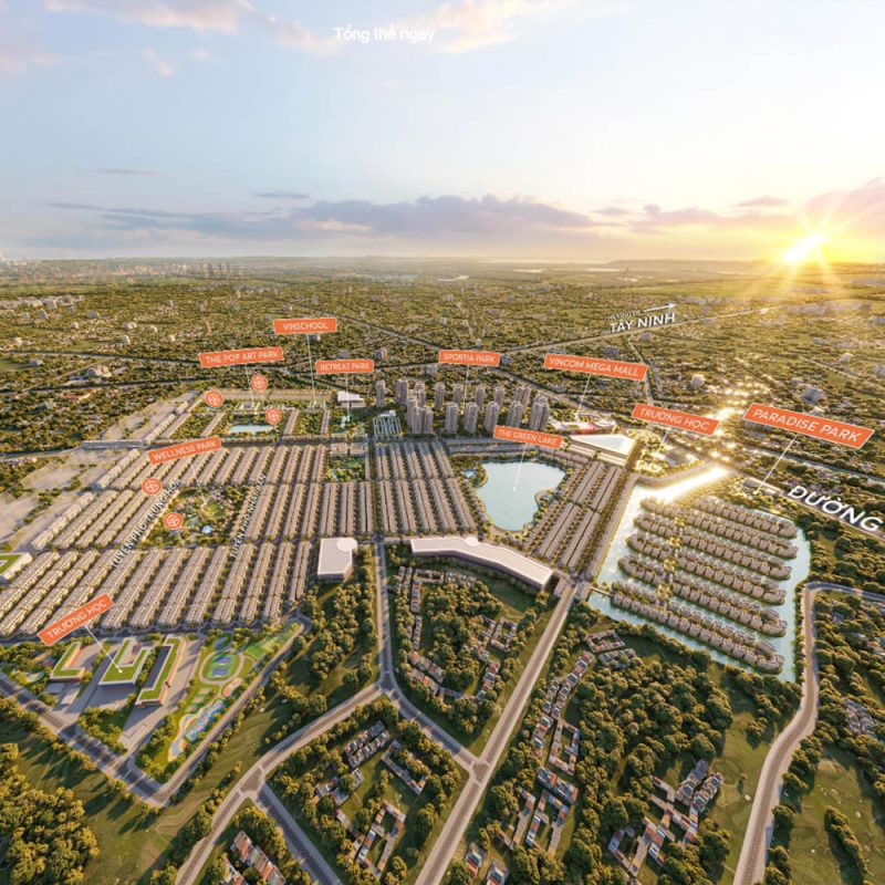 Sa bàn ảo 360° Vinhomes Green City Long An